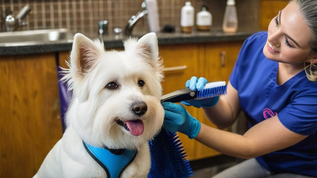 Photo dog grooming